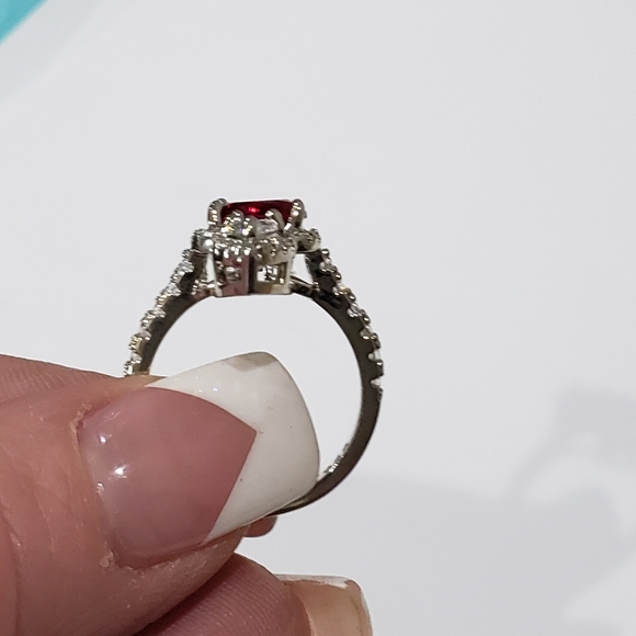 Sapphire gemstone, 925 silver ring - Picture 4 of 13